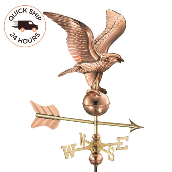 Eagle Garden Weathervane with Garden Pole