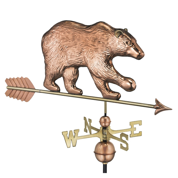 Bear Weathervane with Arrow