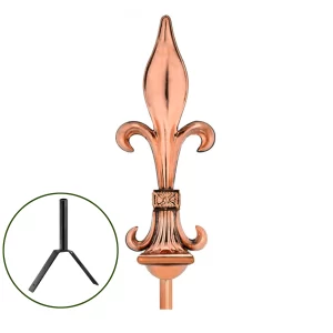 27" Fleur-De-Lis Rooftop Finial