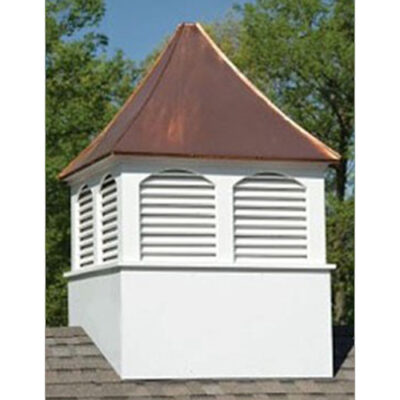 Elite Series Merion Cupola – Square with Double Arched Louvers
