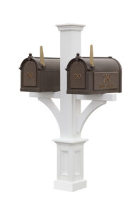 Double Mailbox Post