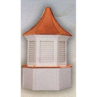 K-Model Cupola – Six-Sided with Louvers, Crown Molding & Pagoda Roof