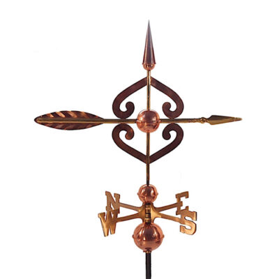 Dalvento 28″ Scrolled Arrow Weathervane with Traditional Directionals