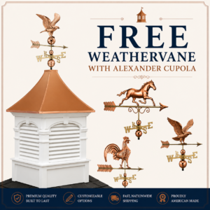 Alexander Cupola & Free Weathervane