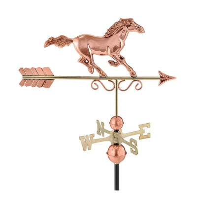 Majestic Horse Pure Copper Weathervane
